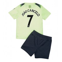 Dres Manchester City Joao Cancelo #7 Rezervni za djecu 2022-23 Kratak Rukav (+ kratke hlače)